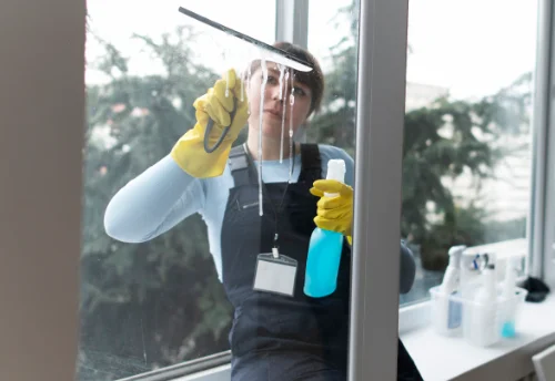 Nettoyage de vitres intérieures et extérieures à Courtisols